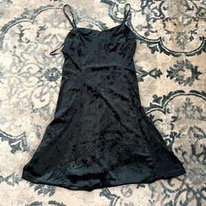 Velvet mini dress (S)